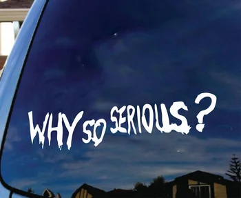 Why So Serious Vinyl Decal Sticker Funny Joker Batman Comic 30x9cm
Why So Serious Vinyl Decal Sticker Funny Joker Batman Comic 30x9cm