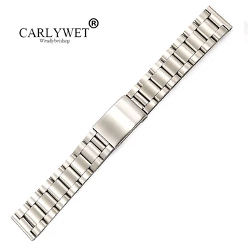 CARLYWET 17 18 19 20mm Steel Silver Brushed Watch Band Strap Old Style Oyster Bracelet Straight End Screw Links
CARLYWET 17 18 19 20mm Steel Silver Brushed Watch Band Strap Old Style Oyster Bracelet Straight End Screw Links