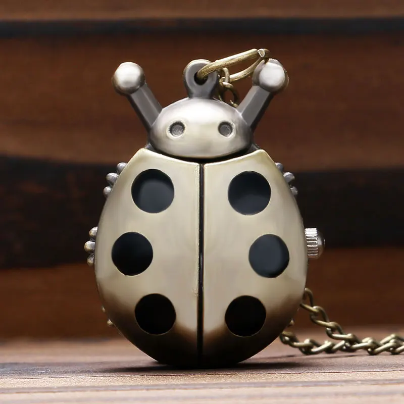 Ladybug Design Pendant Necklace Quartz Pocket Watch Gift For Children Girls Free Shipping
Ladybug Design Pendant Necklace Quartz Pocket Watch Gift For Children Girls Free Shipping