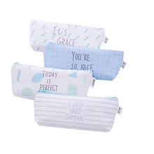 1PCS Pencil Case Korean Cute Fresh Blue Canvas Pencil Bag Cute Stationery Gift School Supllies Pencils Box Student Supplies
1PCS Pencil Case Korean Cute Fresh Blue Canvas Pencil Bag Cute Stationery Gift School Supllies Pencils Box Student Supplies