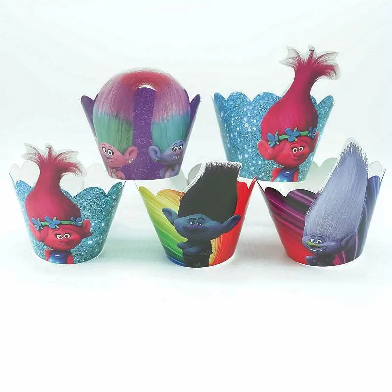 12 set Cartoon Trolls Cupcake Wrappers topper kids Birthday Party Cake Decoration Halloween party Supplies cupcake topper
12 set Cartoon Trolls Cupcake Wrappers topper kids Birthday Party Cake Decoration Halloween party Supplies cupcake topper