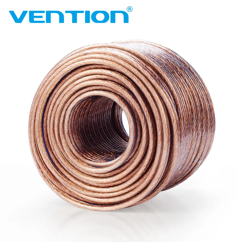 Vention Speaker Cable Hi-Fi Oxygen Free Copper 2*500 core Loud Speaker Wire Audio Cable for Car Amplifier Home theater DJ System
Vention Speaker Cable Hi-Fi Oxygen Free Copper 2*500 core Loud Speaker Wire Audio Cable for Car Amplifier Home theater DJ System
