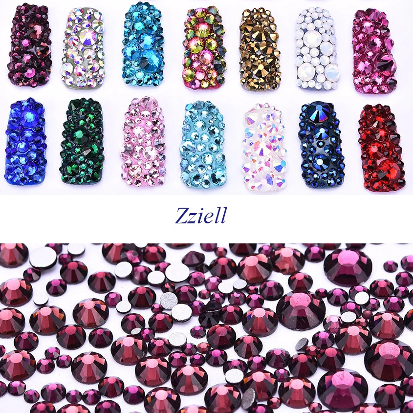 Zziell Amethyst Rhinestones SS3-SS30 & Mix Size Crystal Stone SMC Flat back Non Hotfix Rhinestones For Nail Arts Phone Case Dec
Zziell Amethyst Rhinestones SS3-SS30 & Mix Size Crystal Stone SMC Flat back Non Hotfix Rhinestones For Nail Arts Phone Case Dec