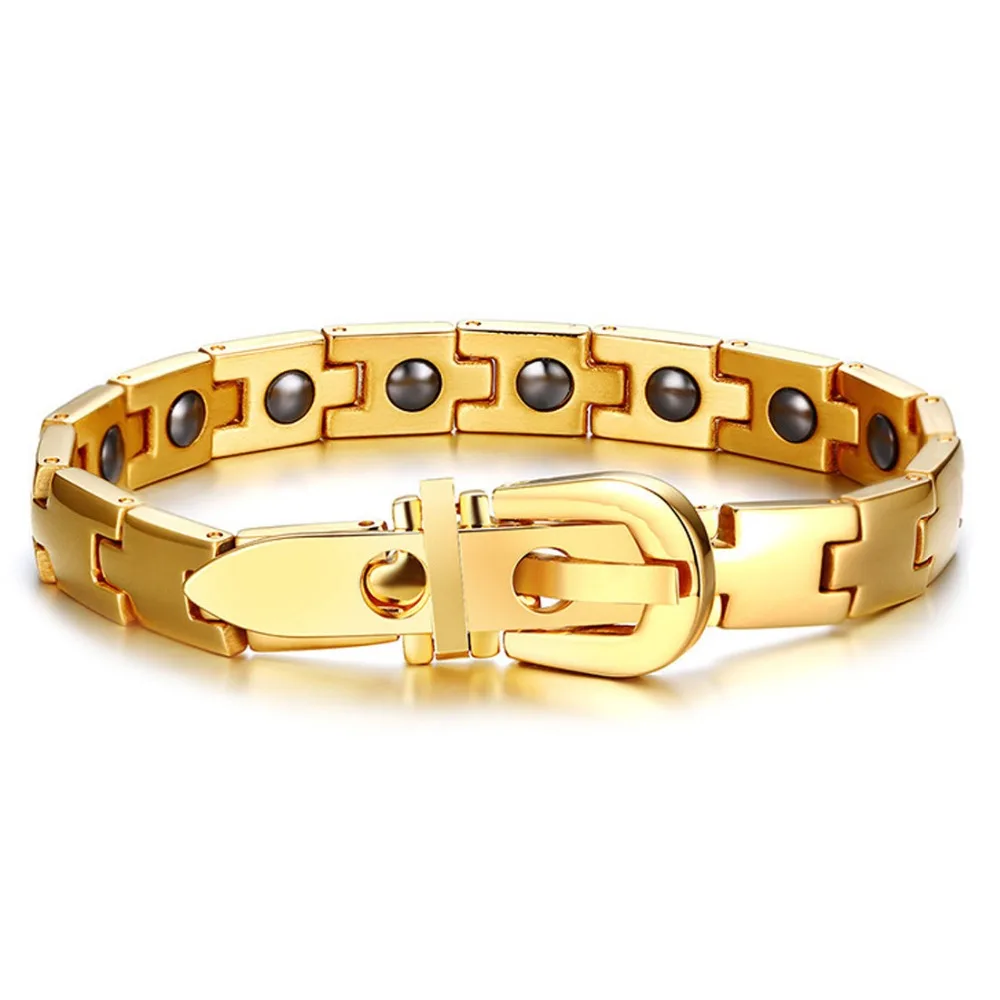 Healing Magnetic Bracelet Men/Women 316L Stainless Steel 3 Health Care Elements Silver Gold Bracelet Hand Chain
Healing Magnetic Bracelet Men/Women 316L Stainless Steel 3 Health Care Elements Silver Gold Bracelet Hand Chain