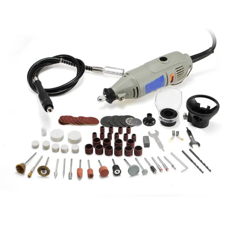 1pc Brand New 220V 150W Variable Speed Electric Grinder With 91pcs Accessories Mini Rotary Tool Drill
1pc Brand New 220V 150W Variable Speed Electric Grinder With 91pcs Accessories Mini Rotary Tool Drill
