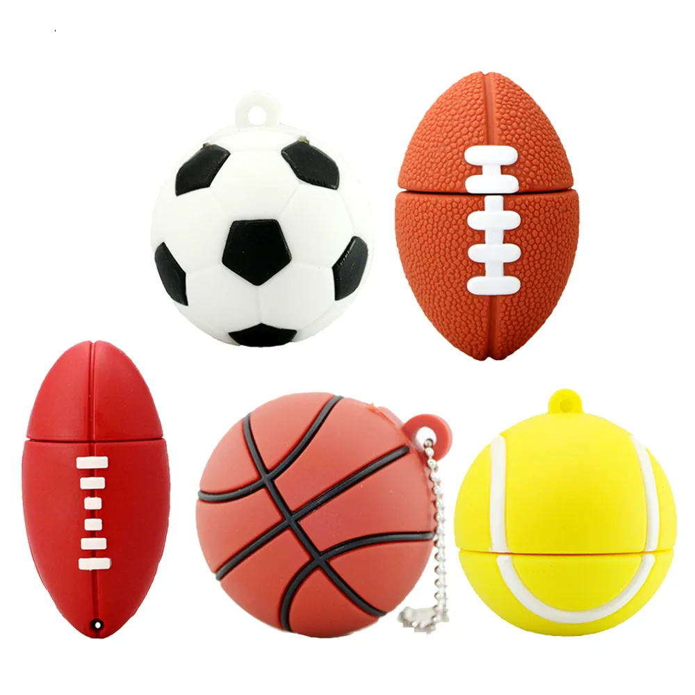 Pendrive Football USB Stick 8GB 16GB 32GB 64GB Cartoon Basketball Flash Drive USB 2.0 Flash Memory Disk Pen Drive 128GB
Pendrive Football USB Stick 8GB 16GB 32GB 64GB Cartoon Basketball Flash Drive USB 2.0 Flash Memory Disk Pen Drive 128GB