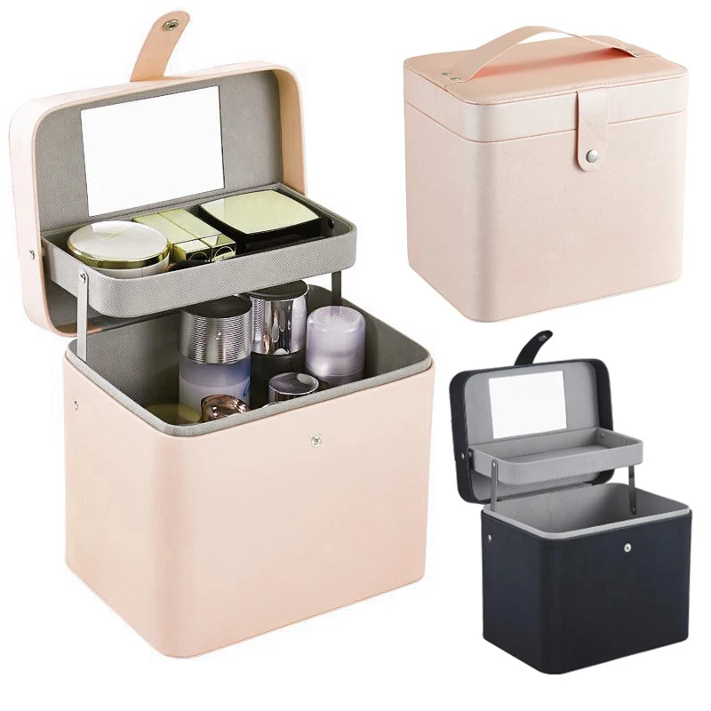 Women Large Capacity Professional Makeup Organizer Fashion Toiletry Cosmetic Bag Multilayer Storage Box Portable Pretty Suitcase
Women Large Capacity Professional Makeup Organizer Fashion Toiletry Cosmetic Bag Multilayer Storage Box Portable Pretty Suitcase