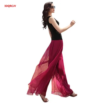 2019 New Summer Women Loose Chiffon Wide leg Pants Long Trousers Elastic Waist Pants Soft Casual Beach Skirts Pants IOQRCJV W541
2019 New Summer Women Loose Chiffon Wide leg Pants Long Trousers Elastic Waist Pants Soft Casual Beach Skirts Pants IOQRCJV W541