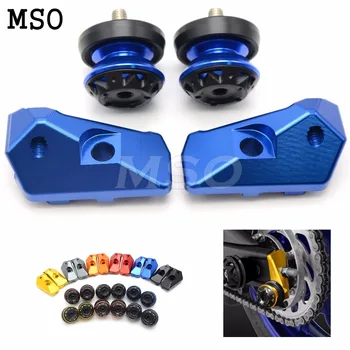 CNC Motorcycle Accessories Rear Axle Spindle Chain Adjuster Block And Swingarm Sliders For YAMAHA YZF-R3 YZFR3 YZF R3 2015 2016
CNC Motorcycle Accessories Rear Axle Spindle Chain Adjuster Block And Swingarm Sliders For YAMAHA YZF-R3 YZFR3 YZF R3 2015 2016