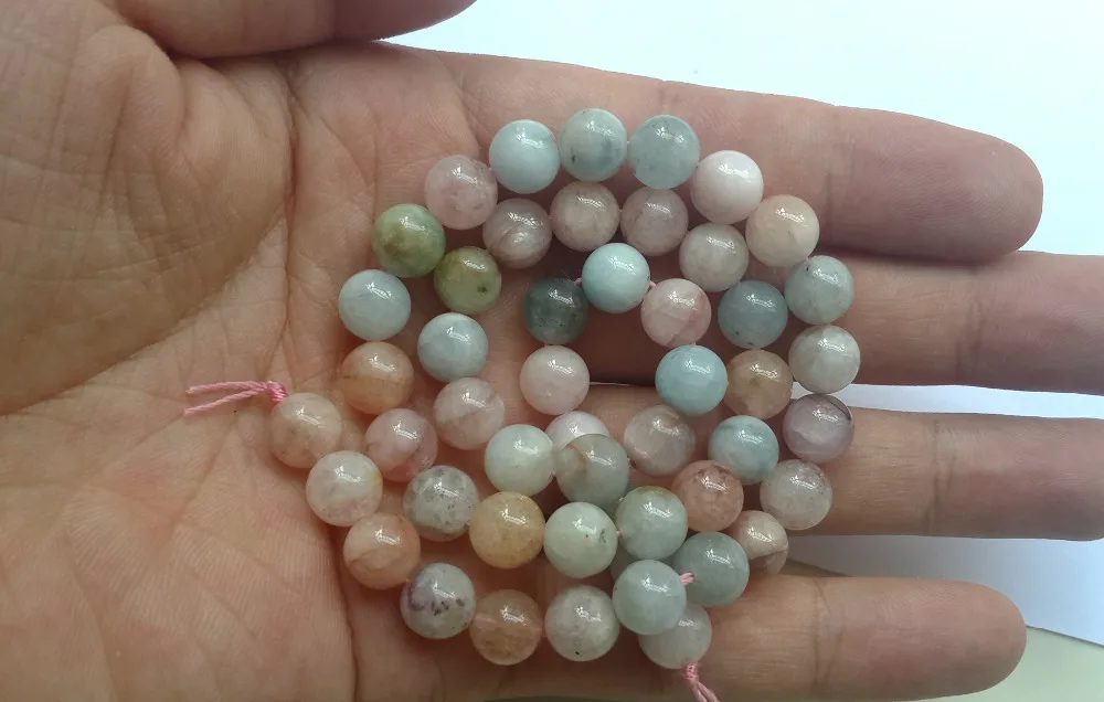 Semi Precious Stone Beads,Natural Morganite Beads 6mm 8mm 10mm 12mm Roung Gem stone Loose Bead For Jewlry Making 1string 15.5"
Semi Precious Stone Beads,Natural Morganite Beads 6mm 8mm 10mm 12mm Roung Gem stone Loose Bead For Jewlry Making 1string 15.5"