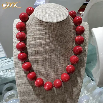 JYX Gemstone 20mm Red Round Coral Beads Single-strand Necklace for Women Girl Party Gifts 20"
JYX Gemstone 20mm Red Round Coral Beads Single-strand Necklace for Women Girl Party Gifts 20"