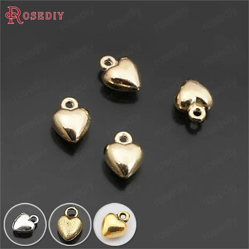 (26804)50PCS 10x7MM Champagne Gold Color Zinc Alloy Heart Charms Pendants Diy Jewelry Findings Accessories Wholesale
(26804)50PCS 10x7MM Champagne Gold Color Zinc Alloy Heart Charms Pendants Diy Jewelry Findings Accessories Wholesale