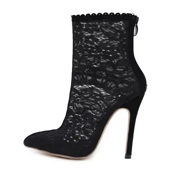 JINJOE Spring Autumn Women Pumps Ankle Boots Breathable Cut Out Mesh shoes Gauze Bootie High Heel Sandals Flower Shoes Thin Heel
JINJOE Spring Autumn Women Pumps Ankle Boots Breathable Cut Out Mesh shoes Gauze Bootie High Heel Sandals Flower Shoes Thin Heel