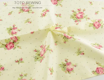 Booksew 100% Cotton Fabric 1 meter Classic Flowers Printed Beige by Meter 160cmx100cm for Clothing Bedding Tilda Cloth quilting 
Booksew 100% Cotton Fabric 1 meter Classic Flowers Printed Beige by Meter 160cmx100cm for Clothing Bedding Tilda Cloth quilting