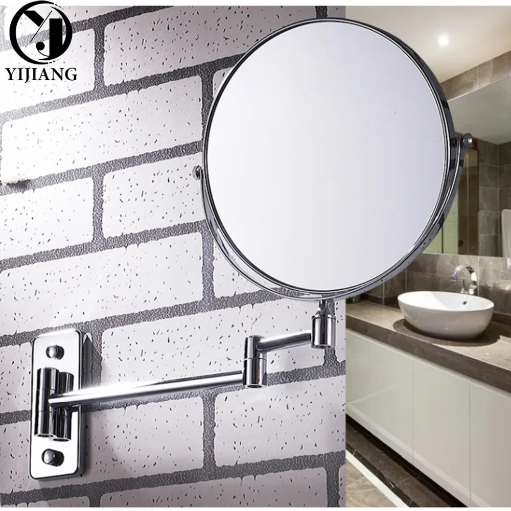 Bath Mirror Led Cosmetic Mirror 1X/3X Magnification Wall Mounted Adjustable Makeup Dual Arm Extend 2-Face Mirror(YJ-BM-002)
Bath Mirror Led Cosmetic Mirror 1X/3X Magnification Wall Mounted Adjustable Makeup Dual Arm Extend 2-Face Mirror(YJ-BM-002)