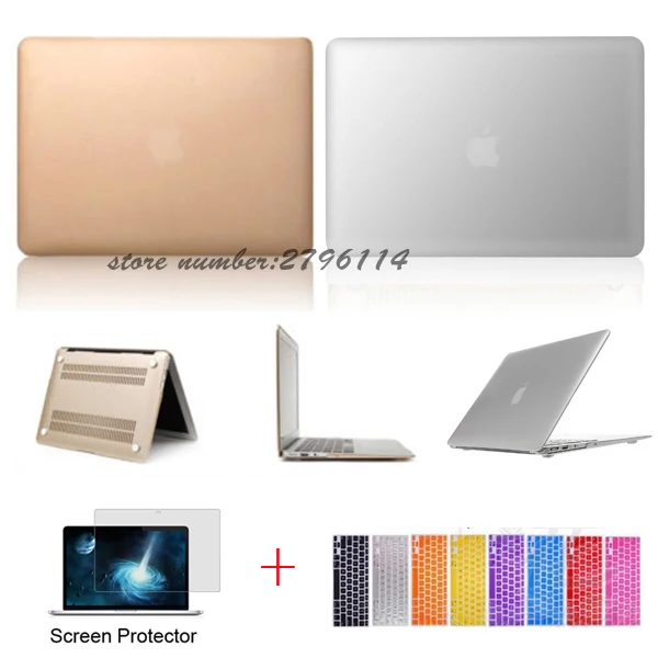 Luxury The Latest Champagne Gold Silver Sleeve Cover Hard Case Shell for Apple Macbook Air 11 13 Pro 13 15 Retina 13 15 inch
Luxury The Latest Champagne Gold Silver Sleeve Cover Hard Case Shell for Apple Macbook Air 11 13 Pro 13 15 Retina 13 15 inch