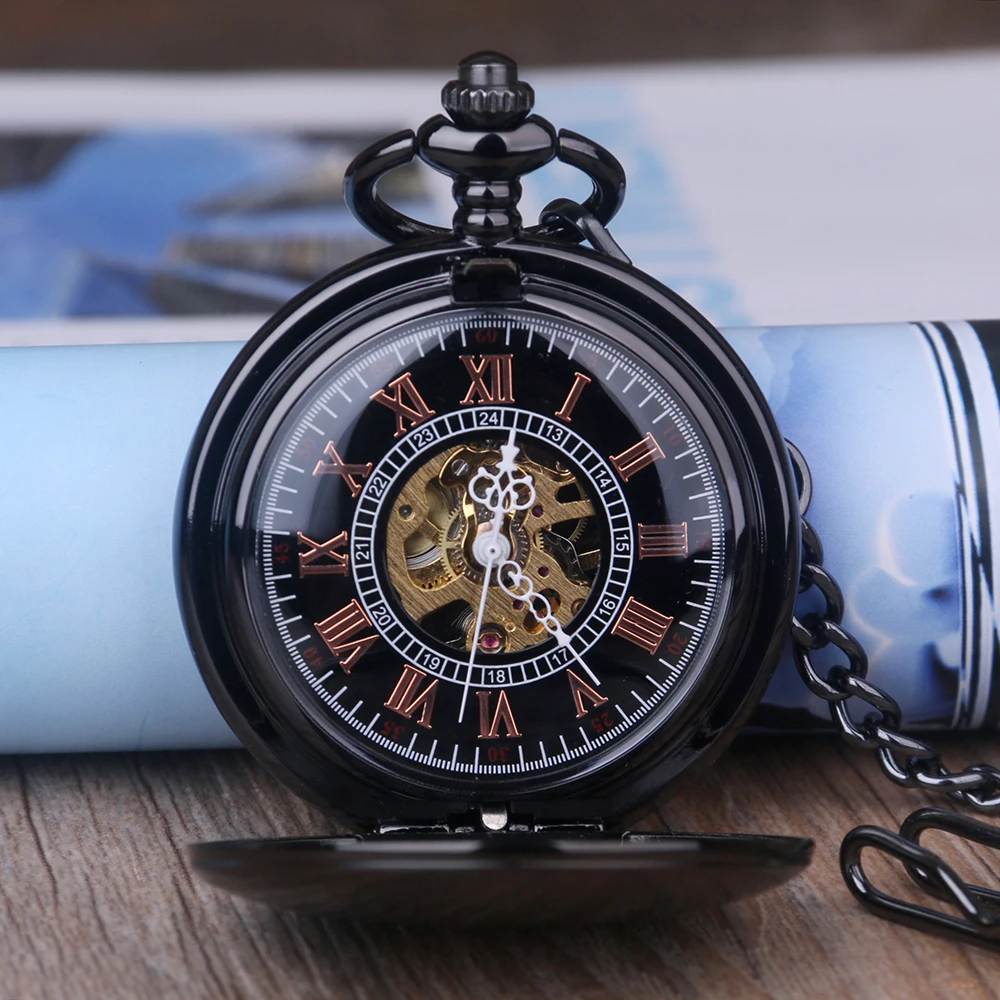 Steampunk Skeleton Mechanical Pocket Watch Men Antique Luxury Brand Necklace Pocket & Fob Watches Chain Male Clock
Steampunk Skeleton Mechanical Pocket Watch Men Antique Luxury Brand Necklace Pocket & Fob Watches Chain Male Clock