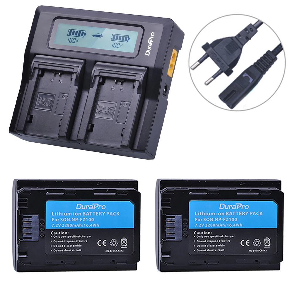 2Pcs NP-FZ100 NP FZ100 NPFZ100 Battery + AC Rapid LCD Dual Charger for Sony Alpha 9 A9 9R A9R 9S A9S A7RIII A7R3 7RM3 A7m3 etc
2Pcs NP-FZ100 NP FZ100 NPFZ100 Battery + AC Rapid LCD Dual Charger for Sony Alpha 9 A9 9R A9R 9S A9S A7RIII A7R3 7RM3 A7m3 etc