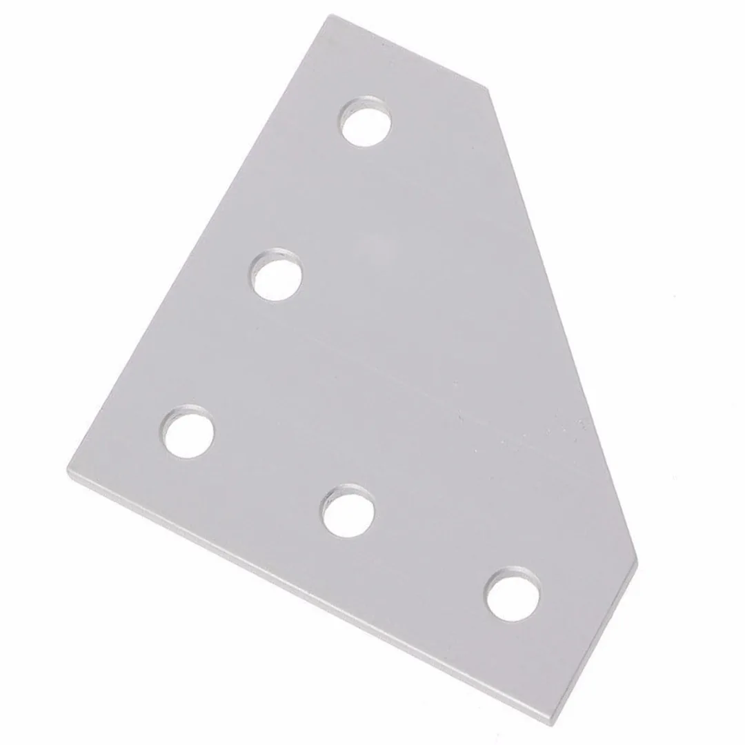 1pc 5 Hole 90 Degree Joint Board Corner Angle Bracket For 2020 Aluminum Profile 3D Printer Frame