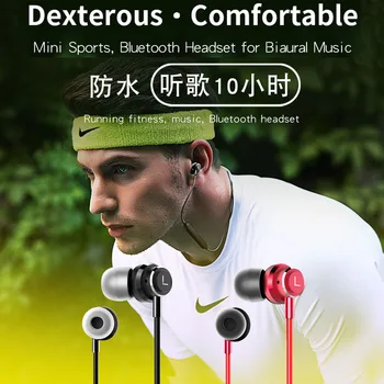 S2 Bluetooth Earphone Wireless IPX5 Waterproof Earphones Neckband Fone de ouvido Sports Headset Stereo Earbuds Earpieces PK S09
S2 Bluetooth Earphone Wireless IPX5 Waterproof Earphones Neckband Fone de ouvido Sports Headset Stereo Earbuds Earpieces PK S09