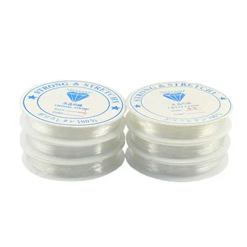 Clear Elastic Stretchy Crystal Cord Round Line Jewelry Beading Thread Spool 0.5mm 0.6mm 0.7mm 0.8mm 1.0mm for Jewelry Making
Clear Elastic Stretchy Crystal Cord Round Line Jewelry Beading Thread Spool 0.5mm 0.6mm 0.7mm 0.8mm 1.0mm for Jewelry Making