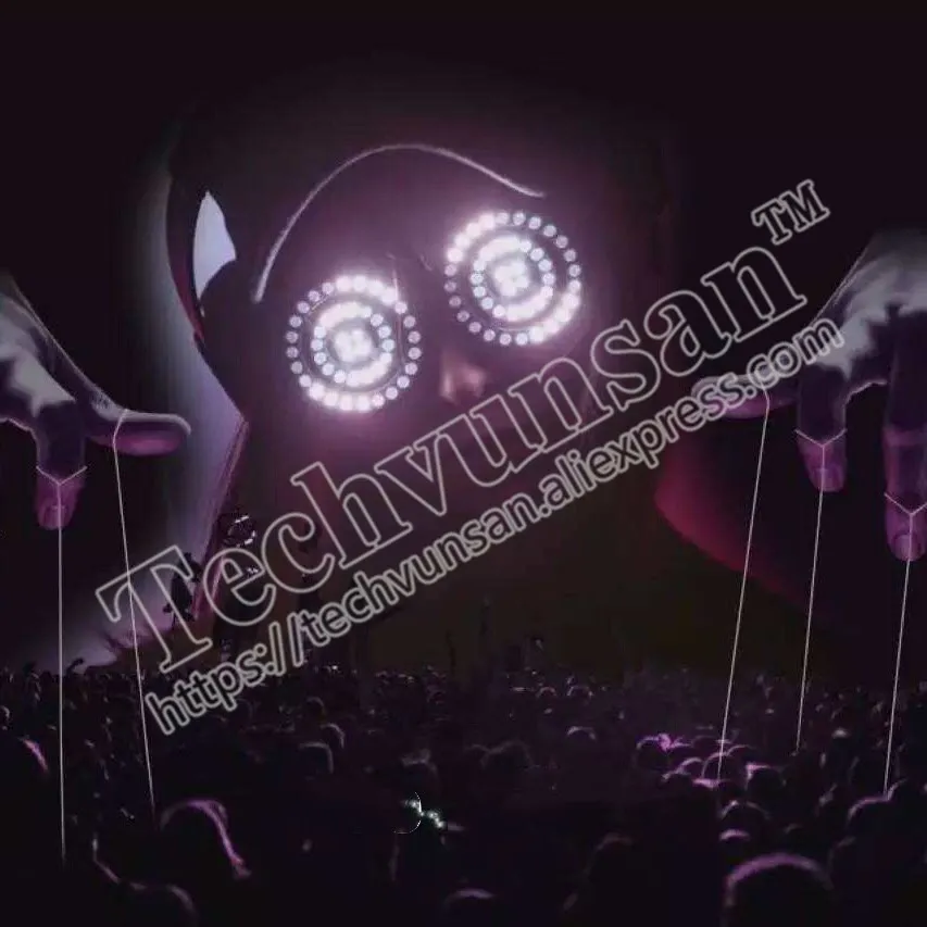free shipping Event Party Supplies REZZ little sister LED with the same color. Fashion DJ excited tramp glasses
free shipping Event Party Supplies REZZ little sister LED with the same color. Fashion DJ excited tramp glasses