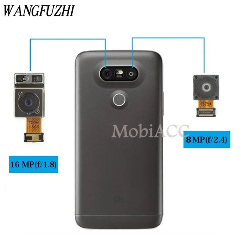 WANGFUZHI Original Back Rear Main Camera / Wide-angle Camera Module Replacement for LG G5 H850 H858 VS987 H820 LS992 H830 US992
WANGFUZHI Original Back Rear Main Camera / Wide-angle Camera Module Replacement for LG G5 H850 H858 VS987 H820 LS992 H830 US992