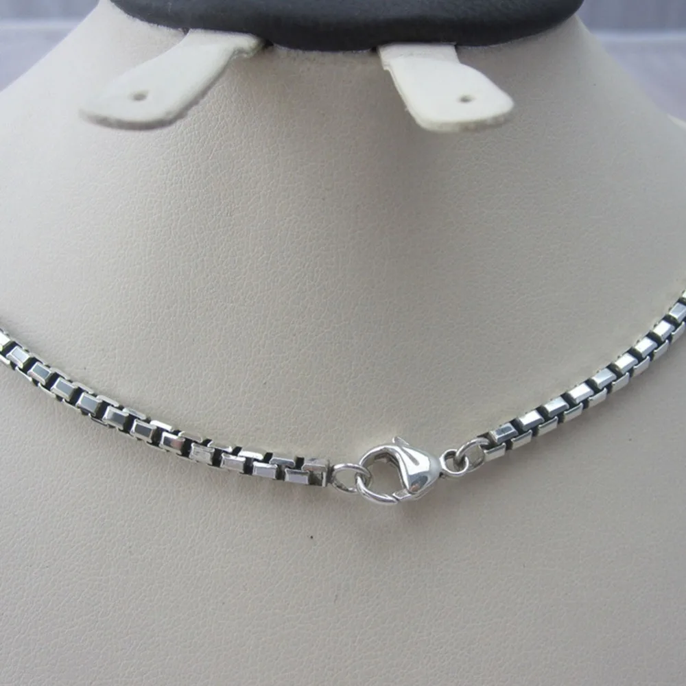 Multisize Box Chain Male Female Collarbone Necklace Gold White Authentic 925 Sterling Silver Jewelry Accessories for Festival
Multisize Box Chain Male Female Collarbone Necklace Gold White Authentic 925 Sterling Silver Jewelry Accessories for Festival