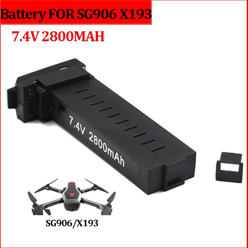 Original SG906 DRONE 4K Spare 7.4V 2800 MAH Li-Po Battery for X193 GPS RC Drone Spare Parts Accessories Extra Battery
Original SG906 DRONE 4K Spare 7.4V 2800 MAH Li-Po Battery for X193 GPS RC Drone Spare Parts Accessories Extra Battery