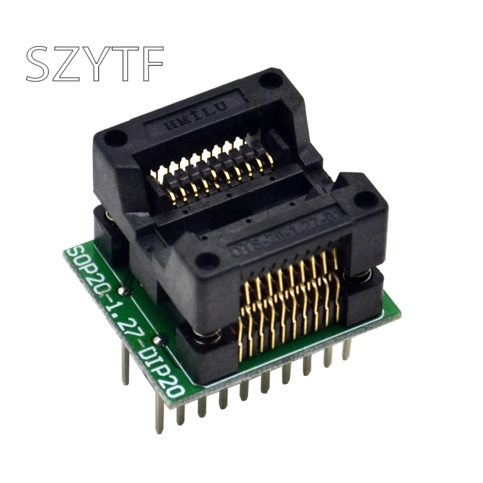 Top Quality Chip programmer SOP16 sop20 under adapter adapter switch DIP8 ots82 (20) -1.27-01
Top Quality Chip programmer SOP16 sop20 under adapter adapter switch DIP8 ots82 (20) -1.27-01