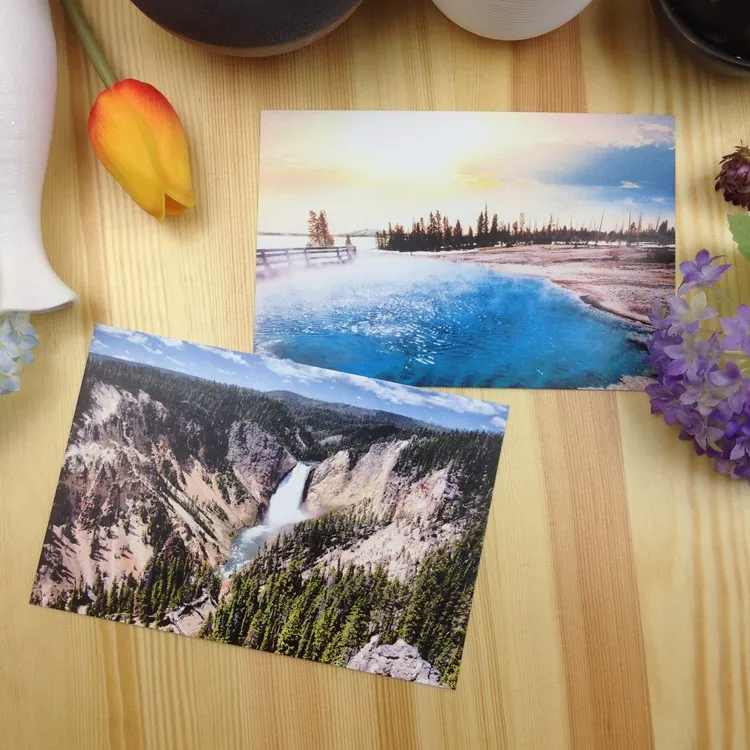 Yellowstone National Park North America Geographic Traveler Collection Art Lenticular Recycled Recordable 15*10cm 12pcs
Yellowstone National Park North America Geographic Traveler Collection Art Lenticular Recycled Recordable 15*10cm 12pcs