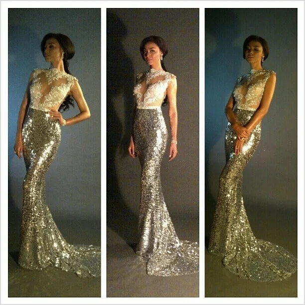 High Neck Mermaid evening gown Lace Appliques sexy 2018 prom see through party vestido de festa mother of the bride dresses
High Neck Mermaid evening gown Lace Appliques sexy 2018 prom see through party vestido de festa mother of the bride dresses