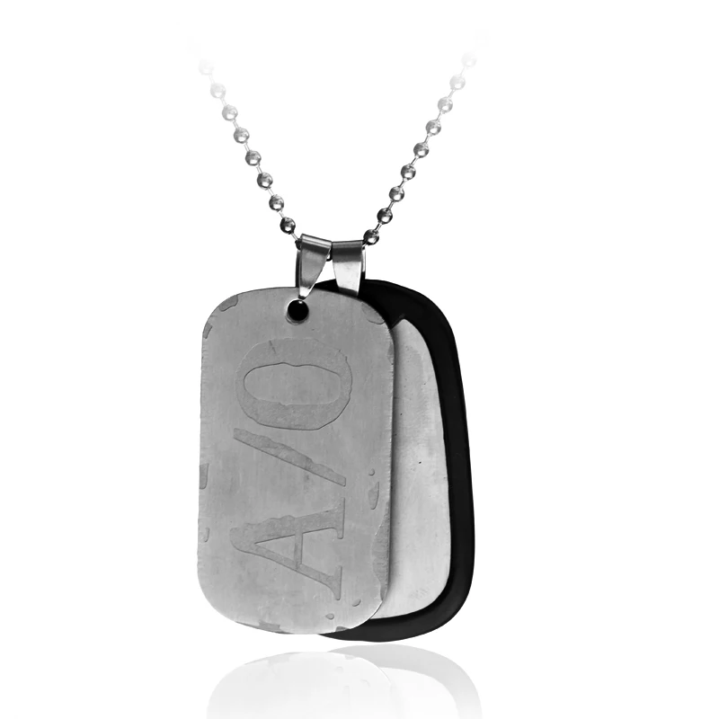 Gangsta A/0 Nicolas Brown Mercenary Dog Tag Necklace Pendant Cosplay Titanium Beads Chain Necklace for Women and Men Gift-30
Gangsta A/0 Nicolas Brown Mercenary Dog Tag Necklace Pendant Cosplay Titanium Beads Chain Necklace for Women and Men Gift-30
