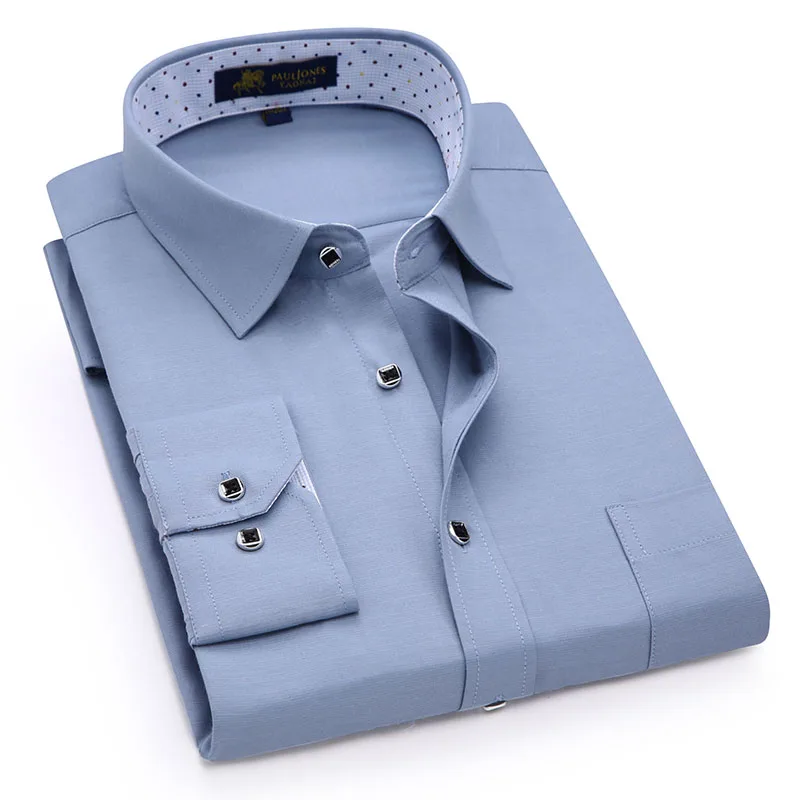 Men's Regular-fit Long Sleeve Solid Linen Shirt Single Patch Pocket Square Collar Inner Polka Dot Casual Button-up Thin Shirts
Men's Regular-fit Long Sleeve Solid Linen Shirt Single Patch Pocket Square Collar Inner Polka Dot Casual Button-up Thin Shirts