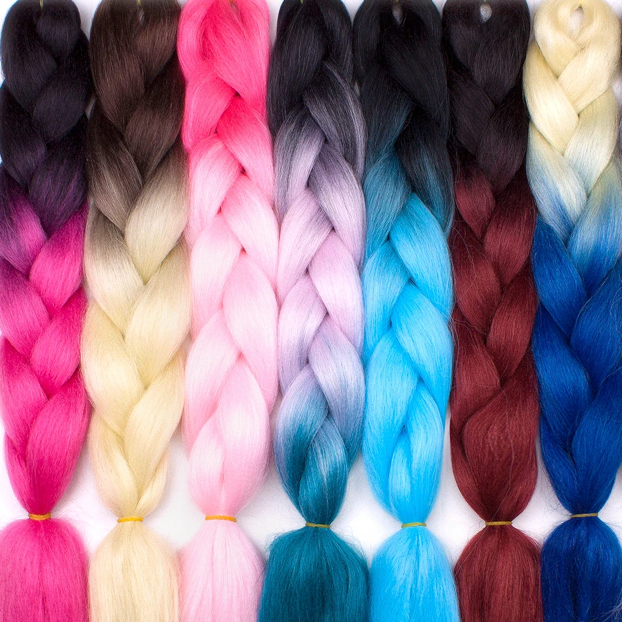 XCCOCO Hair Synthetic Hair Jumbo Braids Extensions Ombre One Piece 100g/Pack 24 Inch
XCCOCO Hair Synthetic Hair Jumbo Braids Extensions Ombre One Piece 100g/Pack 24 Inch