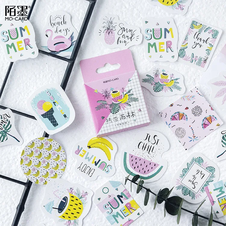 Mohamm Tropical Rain Forest Plant Paper Cute Journal Small Stickers Scrapbooking for Planners Flakes Stationary School Supplies
Mohamm Tropical Rain Forest Plant Paper Cute Journal Small Stickers Scrapbooking for Planners Flakes Stationary School Supplies