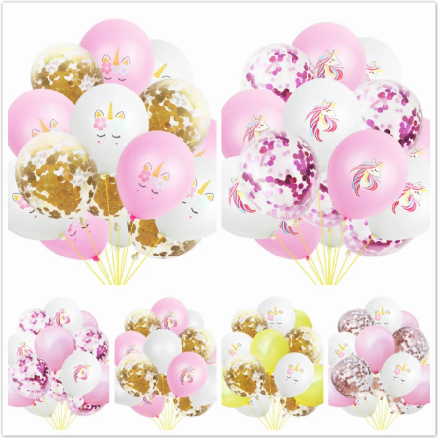 15pcs12inch Gold Confetti Balloons Inflatable Unicorn Balloon Kids Birthday Party Decoration Babyshower Party Favors Supplies
15pcs12inch Gold Confetti Balloons Inflatable Unicorn Balloon Kids Birthday Party Decoration Babyshower Party Favors Supplies