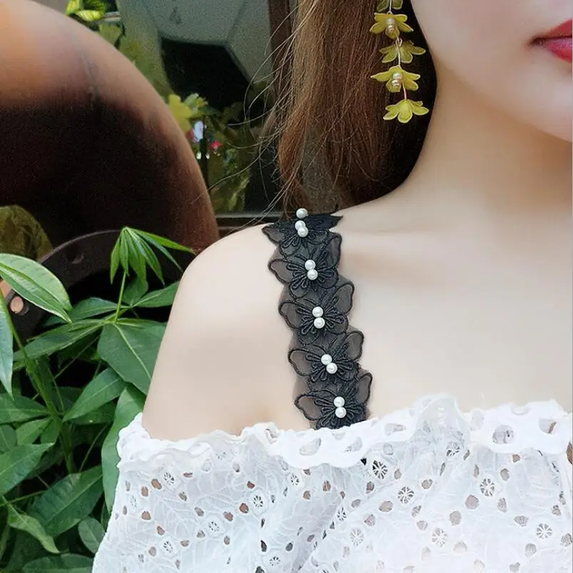 Sexy shoulder strap pearl butterfly lace invisible with transparent non-slip shoulder strap underwear bra strap
Sexy shoulder strap pearl butterfly lace invisible with transparent non-slip shoulder strap underwear bra strap