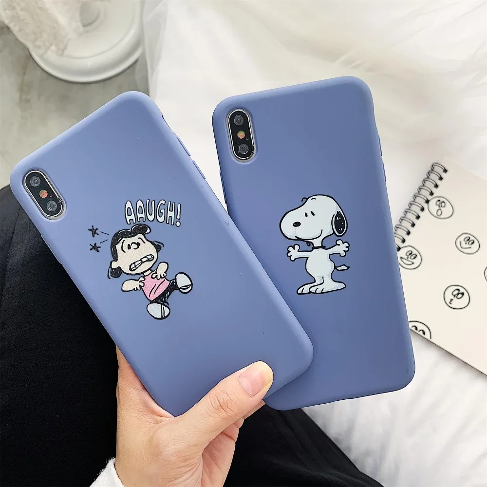 Case for iphone 7/8 case Cute cartoon design Lucy and dog soft silicone phone case For iphone X XR XS MAX 6 6S Plus+ rear cover
Case for iphone 7/8 case Cute cartoon design Lucy and dog soft silicone phone case For iphone X XR XS MAX 6 6S Plus+ rear cover