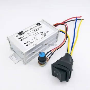 +Switch 10A 9-60V DC motor Speed Controller 9-60V Reversible PWM Control Forward/Reverse
+Switch 10A 9-60V DC motor Speed Controller 9-60V Reversible PWM Control Forward/Reverse