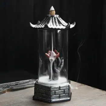 Buddha Backflow Incense Burner Smoke Waterfall Lotus Buddha Hand Incense Holder Quemador Feng Shui Home Decor Ceramic Censer
Buddha Backflow Incense Burner Smoke Waterfall Lotus Buddha Hand Incense Holder Quemador Feng Shui Home Decor Ceramic Censer