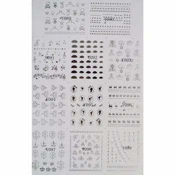 11 PACKS / LOT NAIL TATTOOS STICKER WATER DECAL NAIL ART GOLD SILVER FLOWER SKULL STAR MUSIC NOTES CHAIN FRAME CORNER Y89-99 
11 PACKS / LOT NAIL TATTOOS STICKER WATER DECAL NAIL ART GOLD SILVER FLOWER SKULL STAR MUSIC NOTES CHAIN FRAME CORNER Y89-99