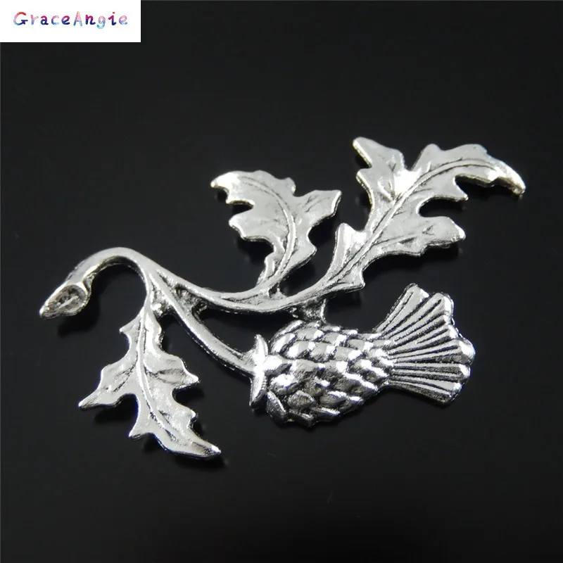 GraceAngie 40PiecesTopAntiqued Silver Personal Flower Leaves Charms Pendants Jewelry Key Chain Accessory 47*32*2mm
GraceAngie 40PiecesTopAntiqued Silver Personal Flower Leaves Charms Pendants Jewelry Key Chain Accessory 47*32*2mm