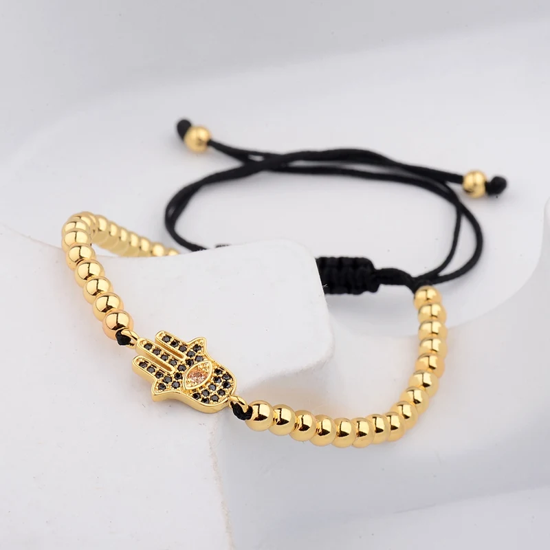 Amader Hand&Eye Copper Gold Charm Bracelets& Bangles Men Handmade Micro-Inlaid Zircon Weaving Bracelets For Women AB1026
Amader Hand&Eye Copper Gold Charm Bracelets& Bangles Men Handmade Micro-Inlaid Zircon Weaving Bracelets For Women AB1026