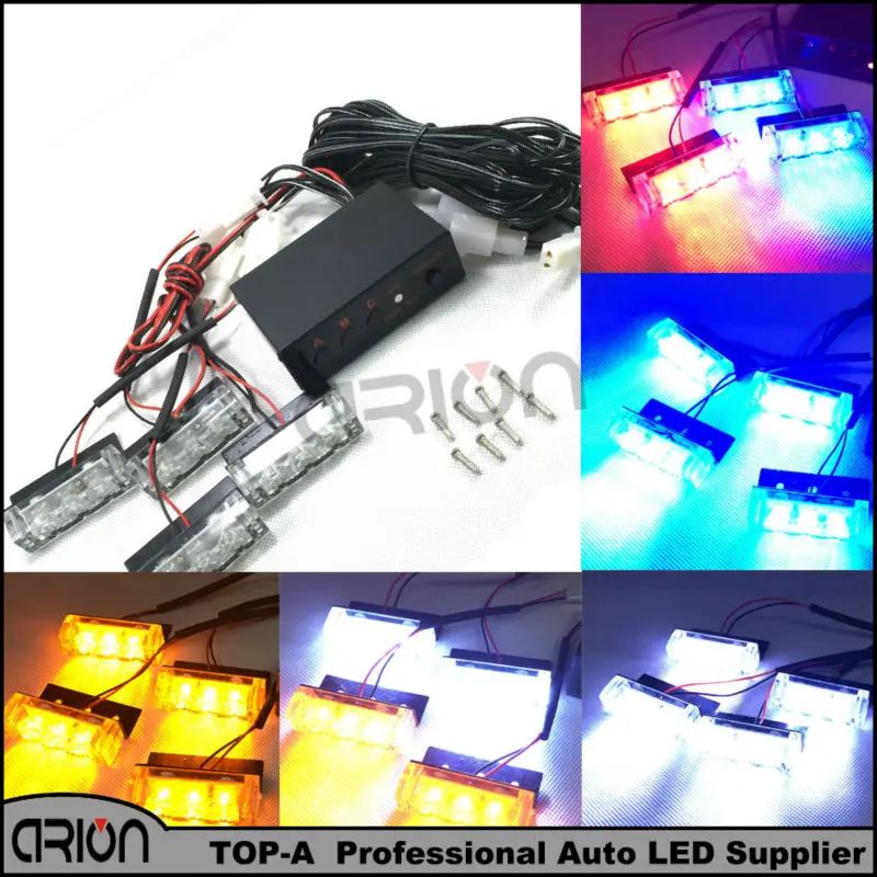 CIRON 3x4 12 LED Emergency Warning Strobe light flash Lamp Flashing With 3 flashing Patterns White Yellow Red Blue Amber&White
CIRON 3x4 12 LED Emergency Warning Strobe light flash Lamp Flashing With 3 flashing Patterns White Yellow Red Blue Amber&White