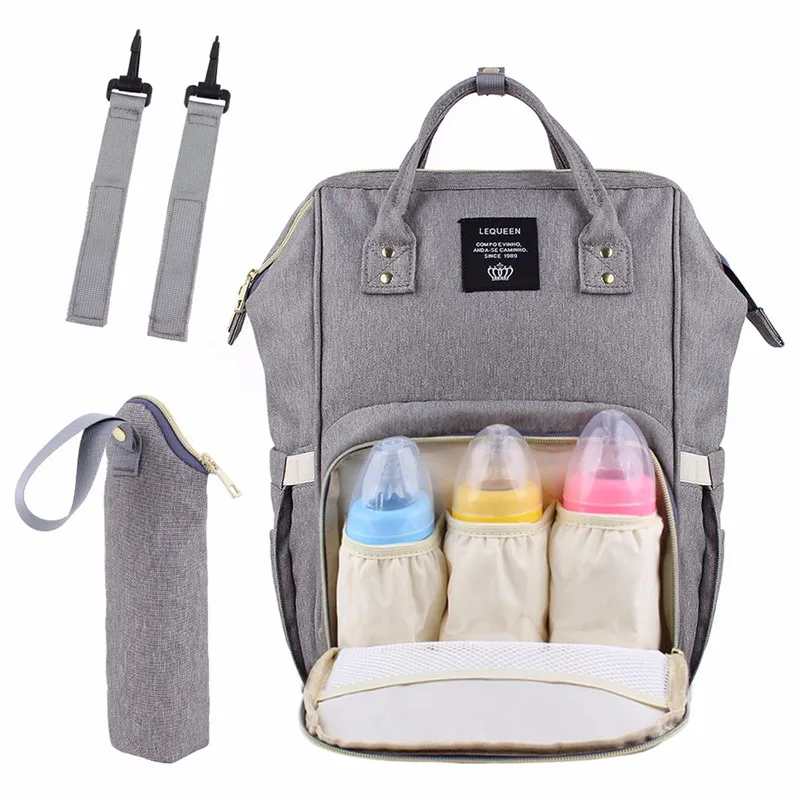 Lequeen Stripe Diaper Bag Waterproof Fashion Brand Designer Baby Care Travel Nursing Maternity Mummy Bag Nappy Bag Backpack
Lequeen Stripe Diaper Bag Waterproof Fashion Brand Designer Baby Care Travel Nursing Maternity Mummy Bag Nappy Bag Backpack