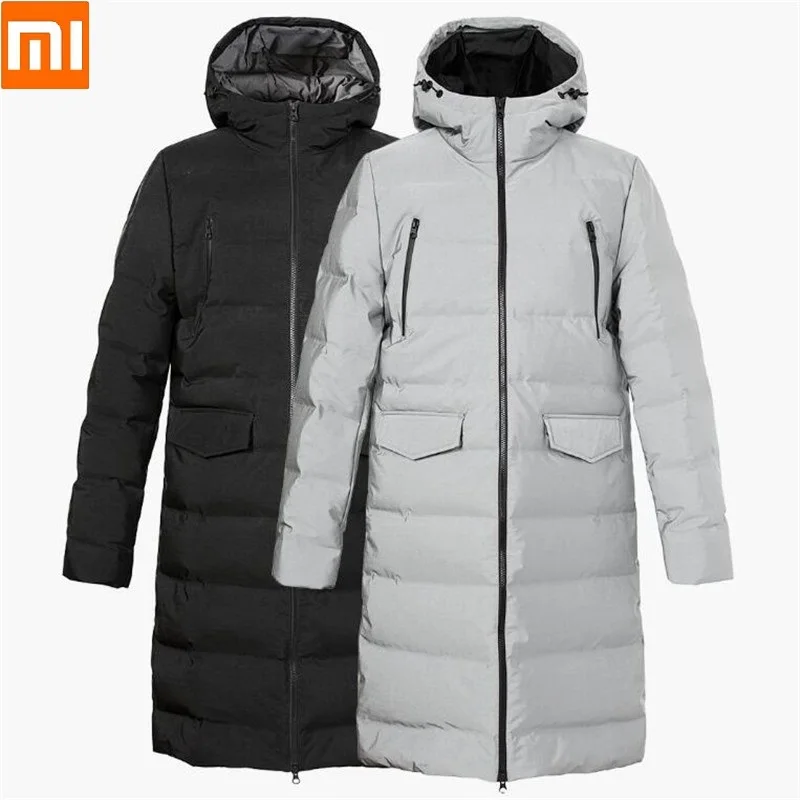 Xiaomi Winter men's long and seamless down jacket waterproof and warm 90% duck down Hooded Coat
Xiaomi Winter men's long and seamless down jacket waterproof and warm 90% duck down Hooded Coat