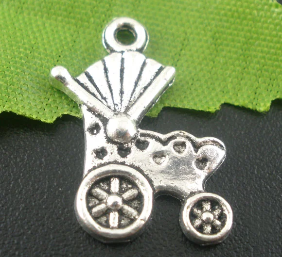 Doreen Box Lovely 50 PCs Antique Silver Baby Carriage&Buggy Charms Pendants 19x12mm (B03871)
Doreen Box Lovely 50 PCs Antique Silver Baby Carriage&Buggy Charms Pendants 19x12mm (B03871)