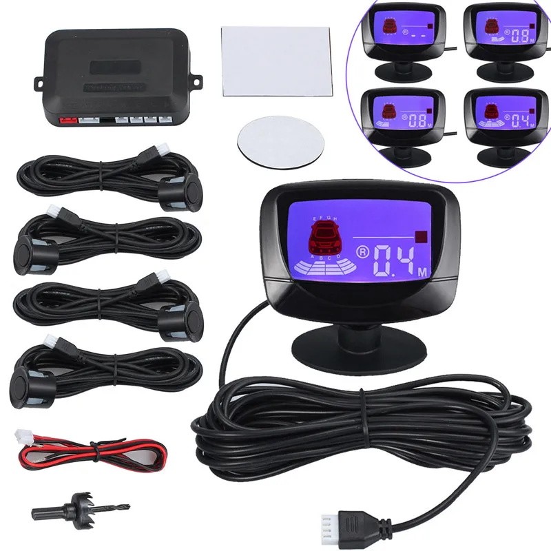 PZ500 Black Car LCD Parking Sensor With 4 Reverse Sensors Backup Car Parking Radar Monitor Detector System Auto Rear View Camera
PZ500 Black Car LCD Parking Sensor With 4 Reverse Sensors Backup Car Parking Radar Monitor Detector System Auto Rear View Camera