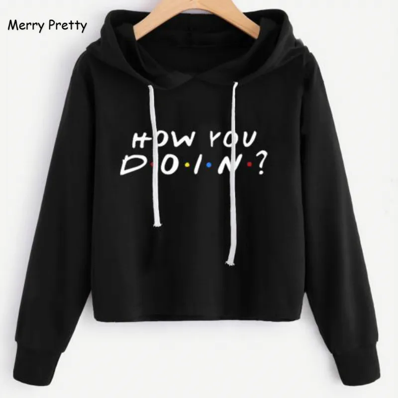 Merry Pretty Harajuku Black Drop Shoulder Crop Hoodies Women's Letter Print Long Sleeve Pullovers Crop Friends Sweatshirt hoodie
Merry Pretty Harajuku Black Drop Shoulder Crop Hoodies Women's Letter Print Long Sleeve Pullovers Crop Friends Sweatshirt hoodie